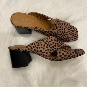 NEW Nine West Glimpse Block Heel Sandal